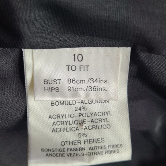 JAEGER UK Black & Gold Tweed Evening Jacket - Picture 7 of 11